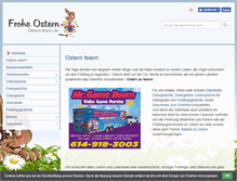 Tablet Screenshot of ostern-feiern.de